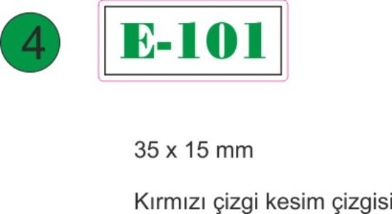 Sobe Reklam Normal Kesimli Damla Etiketler