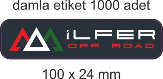 Sobe Reklam Normal Kesimli Damla Etiketler