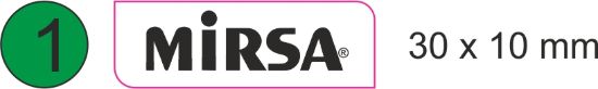 Sobe Reklam Normal Kesimli Damla Etiketler