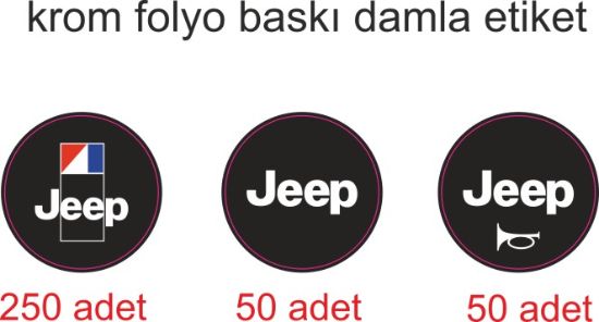 Sobe Reklam Normal Kesimli Damla Etiketler
