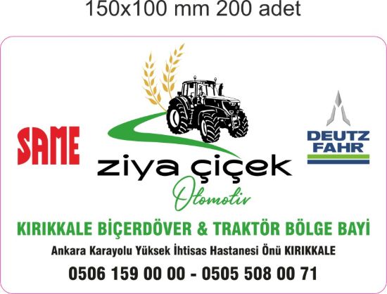 Sobe Reklam Normal Kesimli Damla Etiketler