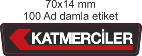 Sobe Reklam Normal Kesimli Damla Etiketler