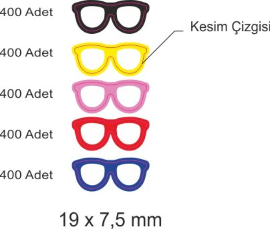 Sobe Reklam Normal Kesimli Damla Etiketler