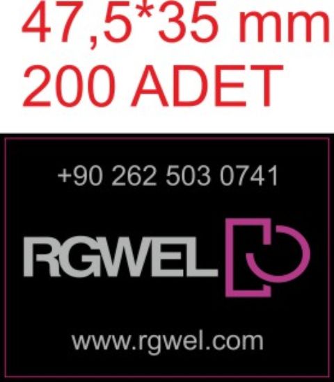 Sobe Reklam Normal Kesimli Damla Etiketler