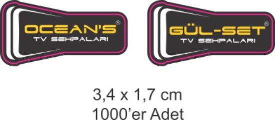 Sobe Reklam Normal Kesimli Damla Etiketler