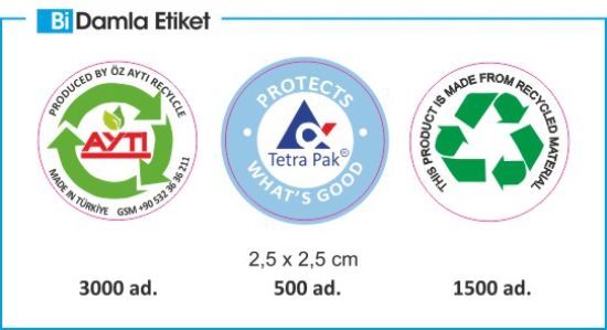 Sobe Reklam Normal Kesimli Damla Etiketler