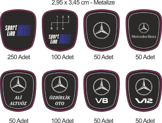 Sobe Reklam Normal Kesimli Damla Etiketler