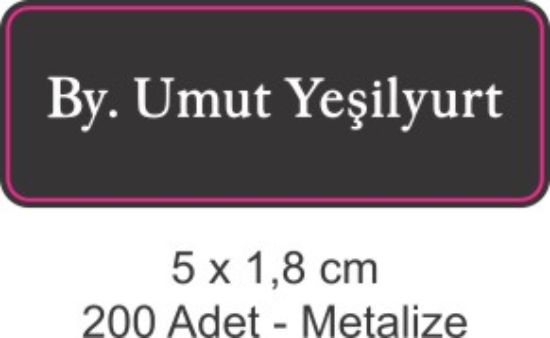 Sobe Reklam Normal Kesimli Damla Etiketler