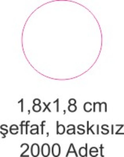 Sobe Reklam Normal Kesimli Damla Etiketler