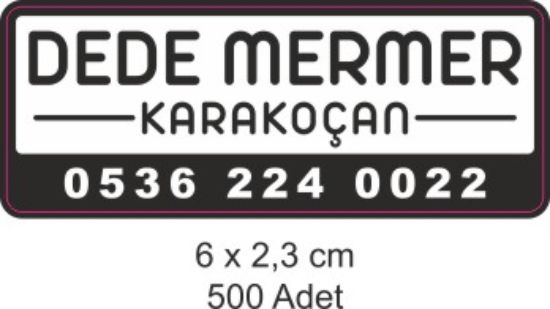 Sobe Reklam Normal Kesimli Damla Etiketler
