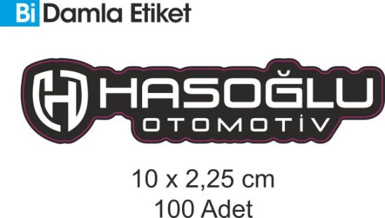 Sobe Reklam Normal Kesimli Damla Etiketler