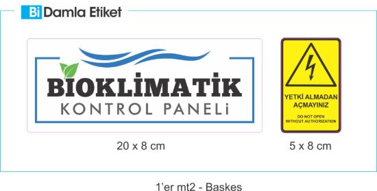 Sobe Reklam Normal Kesimli Damla Etiketler