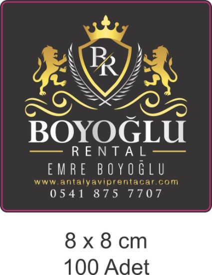 Sobe Reklam Normal Kesimli Damla Etiketler