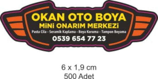 Sobe Reklam Normal Kesimli Damla Etiketler