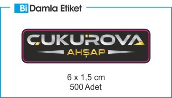 Sobe Reklam Normal Kesimli Damla Etiketler
