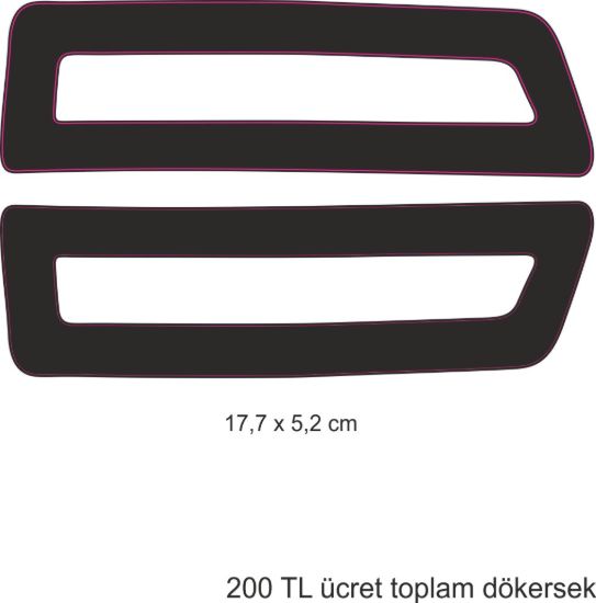 Sobe Reklam Normal Kesimli Damla Etiketler