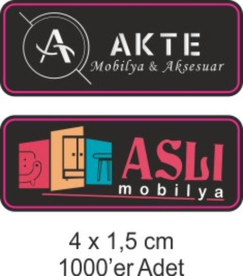 Sobe Reklam Normal Kesimli Damla Etiketler