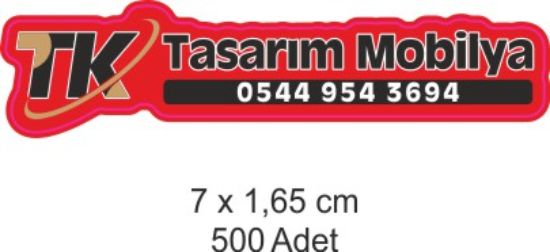 Sobe Reklam Normal Kesimli Damla Etiketler