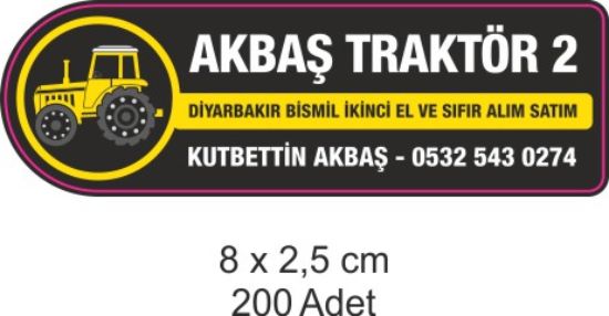 Sobe Reklam Normal Kesimli Damla Etiketler