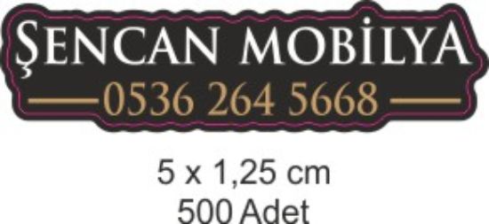 Sobe Reklam Normal Kesimli Damla Etiketler