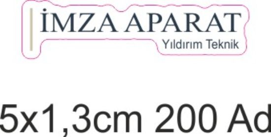 Sobe Reklam Normal Kesimli Damla Etiketler