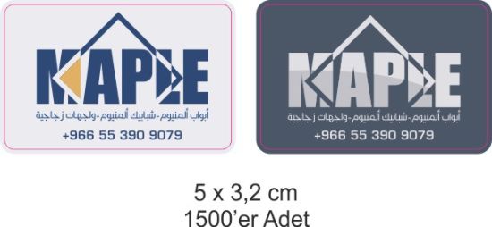 Sobe Reklam Normal Kesimli Damla Etiketler