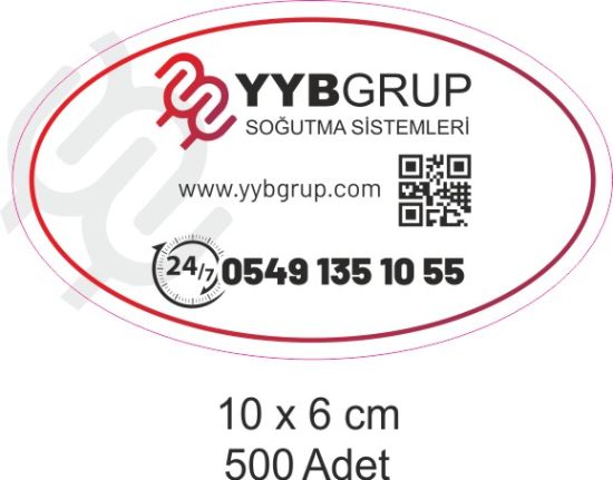 Sobe Reklam Normal Kesimli Damla Etiketler