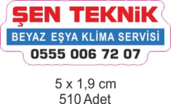 Sobe Reklam Normal Kesimli Damla Etiketler