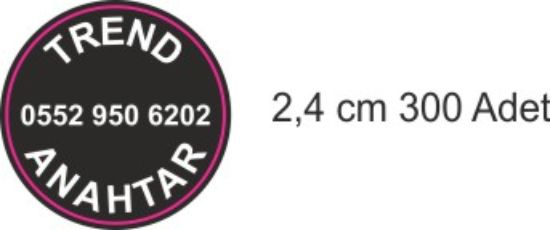 Sobe Reklam Normal Kesimli Damla Etiketler