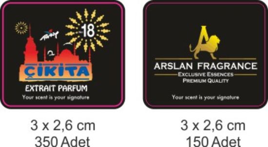 Sobe Reklam Normal Kesimli Damla Etiketler