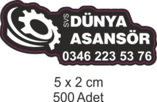Sobe Reklam Normal Kesimli Damla Etiketler