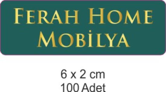 Sobe Reklam Normal Kesimli Damla Etiketler