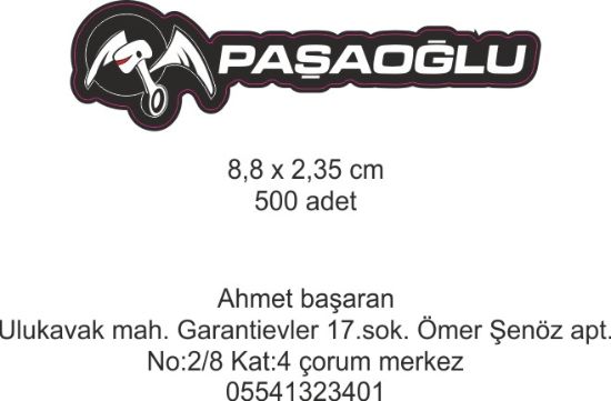 Sobe Reklam Normal Kesimli Damla Etiketler