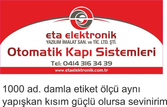 Sobe Reklam Normal Kesimli Damla Etiketler