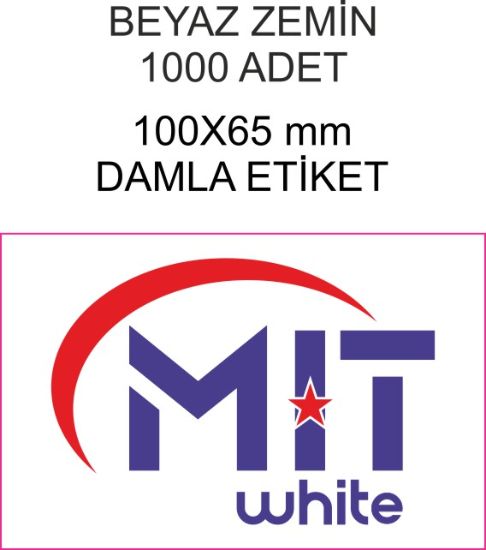 Sobe Reklam Normal Kesimli Damla Etiketler