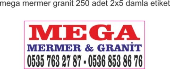 Sobe Reklam Normal Kesimli Damla Etiketler