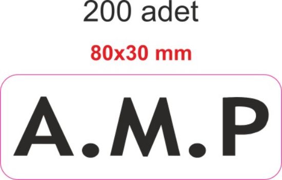 Sobe Reklam Normal Kesimli Damla Etiketler