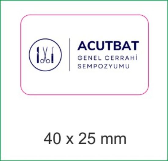 Sobe Reklam Normal Kesimli Damla Etiketler