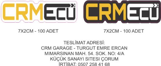 Sobe Reklam Normal Kesimli Damla Etiketler