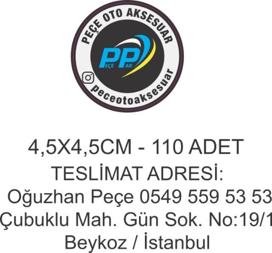 Sobe Reklam Normal Kesimli Damla Etiketler