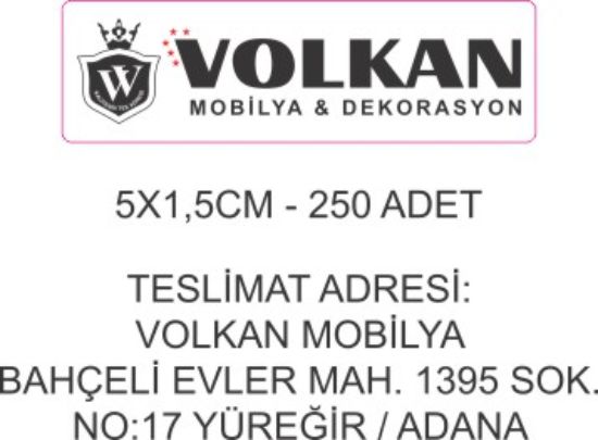 Sobe Reklam Normal Kesimli Damla Etiketler