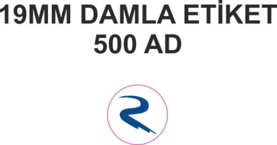 Sobe Reklam Normal Kesimli Damla Etiketler
