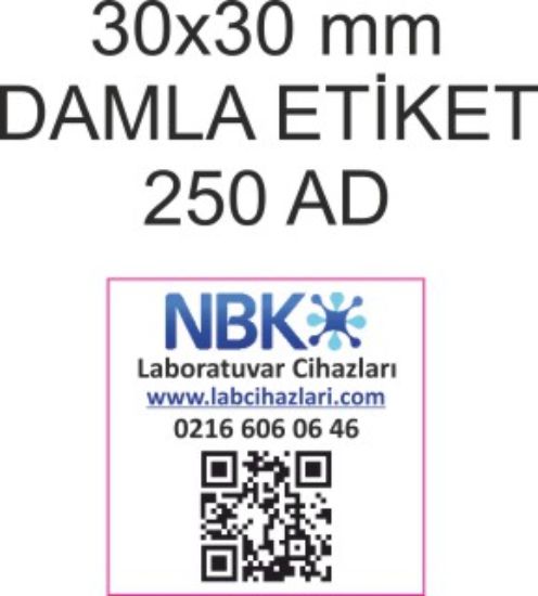 Sobe Reklam Normal Kesimli Damla Etiketler