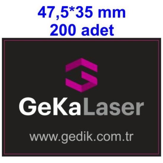 Sobe Reklam Normal Kesimli Damla Etiketler