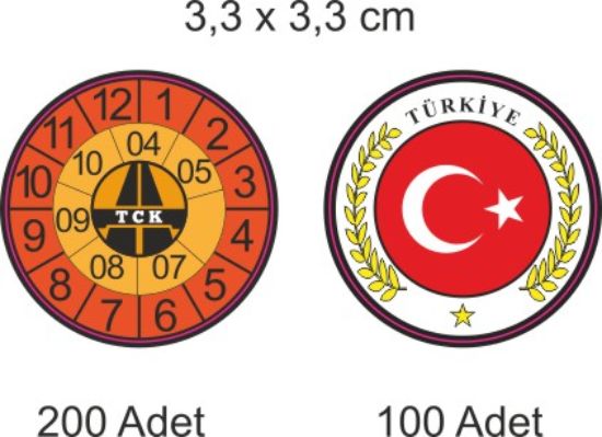 Sobe Reklam Normal Kesimli Damla Etiketler