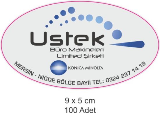 Sobe Reklam Normal Kesimli Damla Etiketler