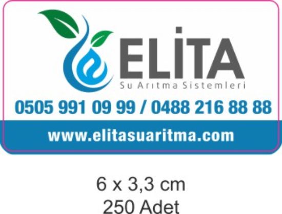 Sobe Reklam Normal Kesimli Damla Etiketler