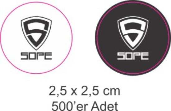 Sobe Reklam Normal Kesimli Damla Etiketler