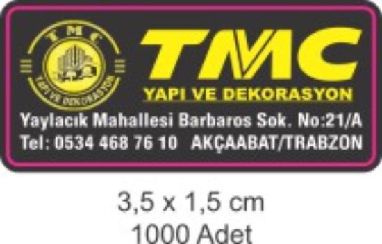 Sobe Reklam Normal Kesimli Damla Etiketler