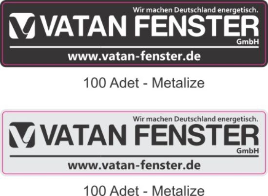 Sobe Reklam Normal Kesimli Damla Etiketler